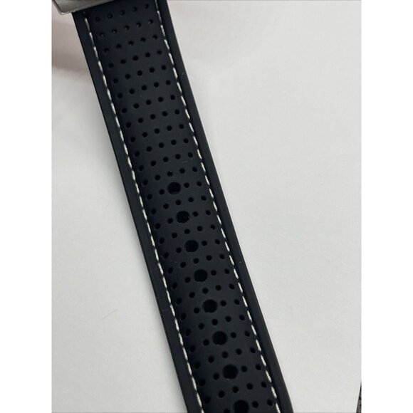 Vintage 1980s Seiko Sports 100 Men's Black Watch 7A28-7049 Chronograph - Picture 10 of 10